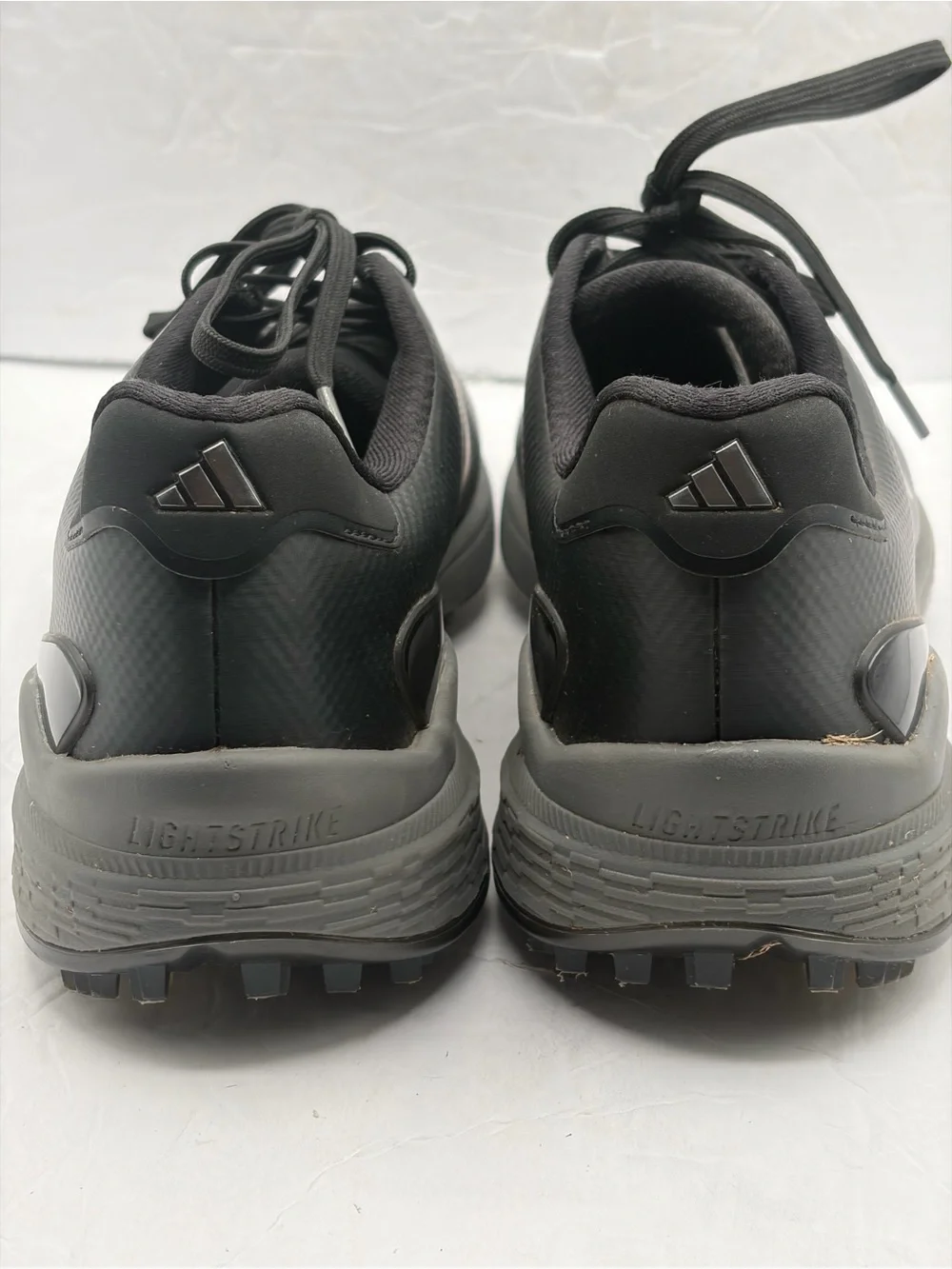 Adidas ZG23 Mens Pro Golf Shoes Cleats Spikes, Black Gray Size 10